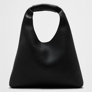New banana republic slouchy vegan leather hobo bag black
